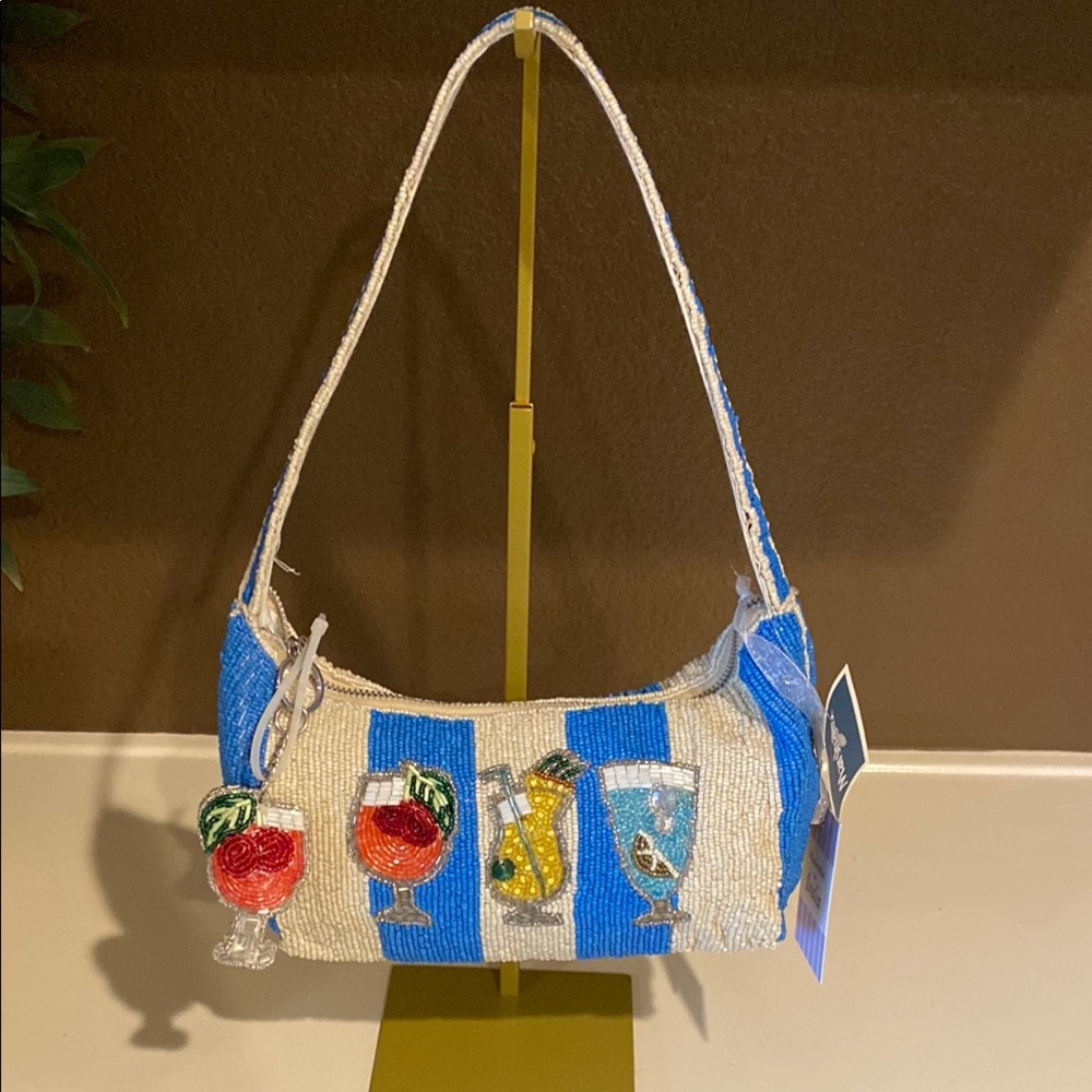 Viral TikTok Beaded Bag Cocktail Striped